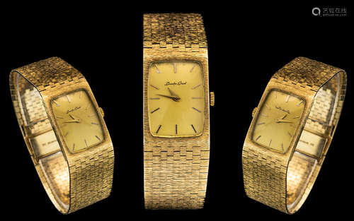 Bueche Girod - Superb Quality 1970's 9ct Gold Wrist Watch wi...