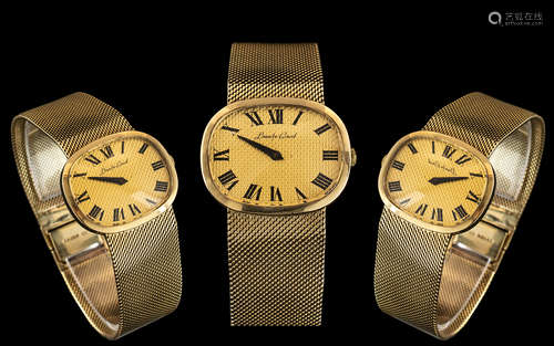 Bueche Girod - Superb Quality 9ct Gold - 1970's Wrist Watch ...