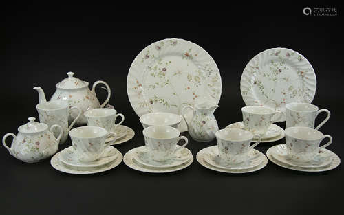 Wedgwood 'Campion' Tea Service, comprising: Tea Pot, Lidded ...