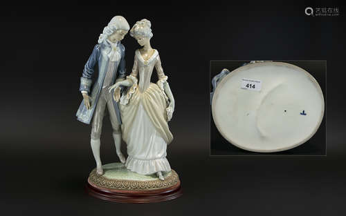 Lladro - Large and Impressive Hand Painted Porcelain Figure ...