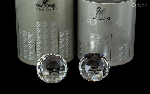 Swarovski Interest. 1 Paper Weight From the Silver Crystal R...