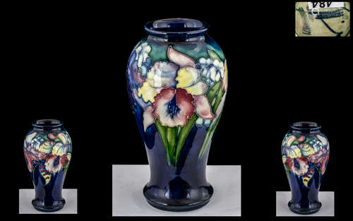 William Moorcroft - Tube lined Signed Baluster Shaped Vase '...