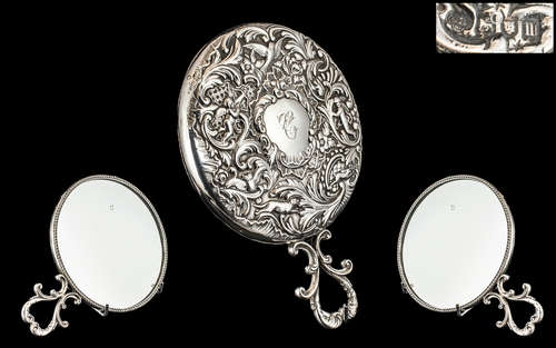 Edwardian Stunning Quality and Superior Ladies Embossed Ster...