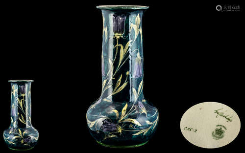 A Morris Ware Art Nouveau Vase by George Cartlidge. 14.5'' t...