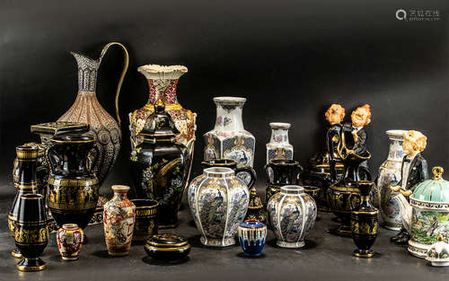 A Collection of Pottery to include a selection of Greek hand...