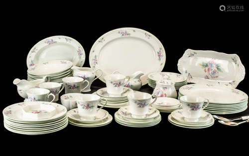 Aynsley 'Little Sweetheart' Dinner/Tea Service, comprising: ...