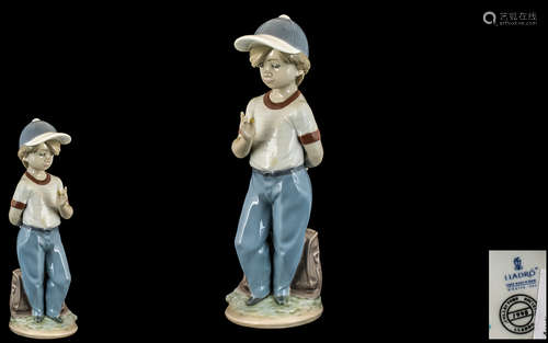 Lladro Collectors Society 1990 Hand Painted Figure ' Can I P...