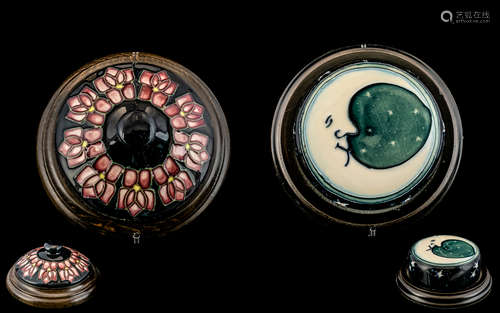 Moorcroft - Pair of Modern Paperweights, Various Design - Pl...