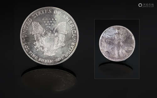 United States of America Liberty Silver One Dollar - Date 20...