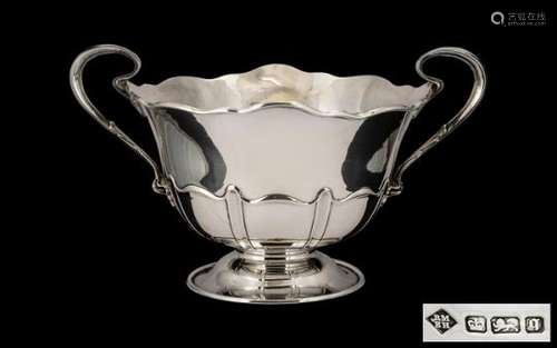 Edwardian Period Good Quality Two Handled Trophy Shaped Bowl...