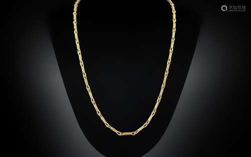 18ct Yellow Gold - Superior Quality Fancy Link Necklace. Mar...