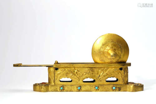 A Gilt Bronze Ornament