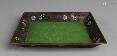 Chinese Cloisonne Tray