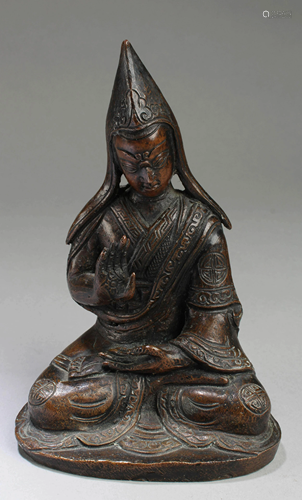 A Bronze Bodhisattva Statue