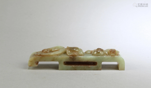 A Carved Jade Belt Hook