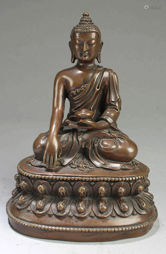 Chinese Bronze Buddha Statue