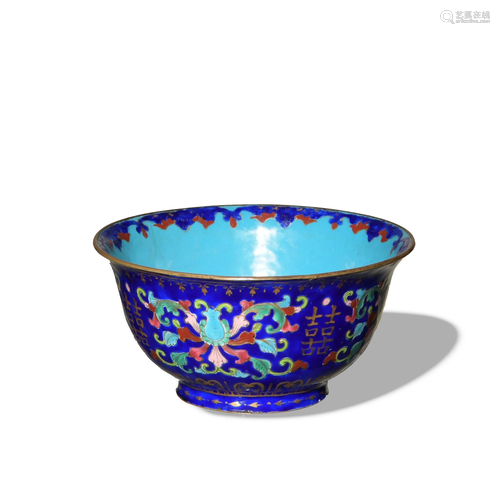 Chinese Enameled Bowl, 19th Century