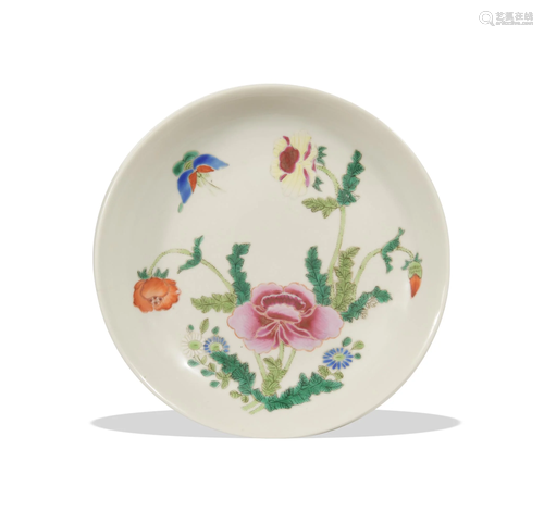 Chinese Famille Rose Plate, Yongzheng