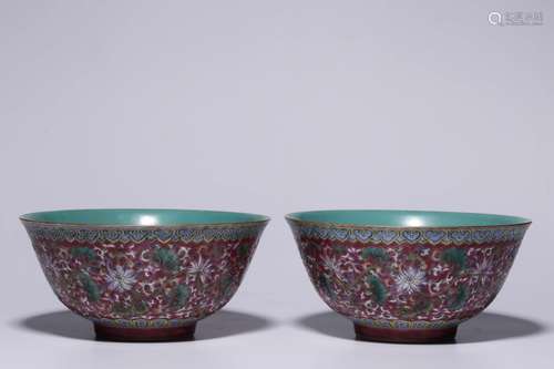 Qing Dynasty Qianlong Period Made Mark, Famille Rose