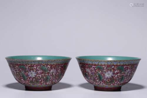 Qing Dynasty Qianlong Period Made Mark, Famille Rose