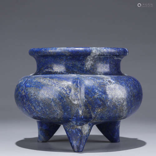 A Chinese Lapis Censer