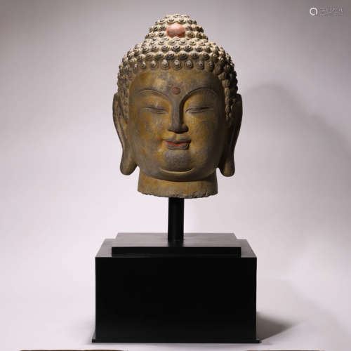 A Chinese North Wei Dyansty Buddha Head