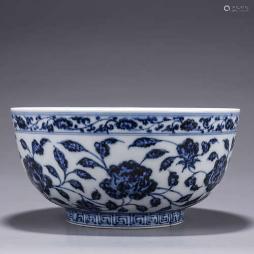 A Chinese Porcelain Blue and White Bowl