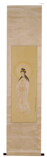 A Chinese Scroll Painting by Mei Lan Fang