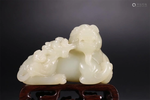 Hetian jade hand piece