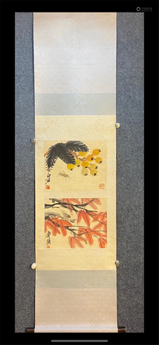 Old stock,Chinese painting and calligraphiy