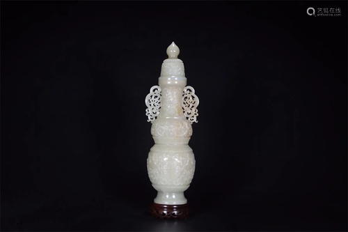 Old stock,hetian jade ornament