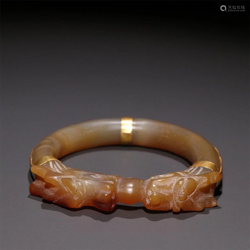 Old stock,agate bracelet