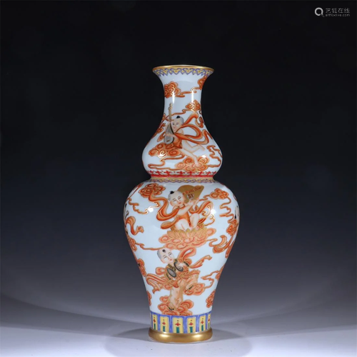 Old stock,Fanhong gilt vase