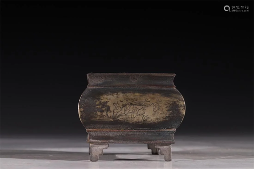 Old stock,copper incense burner