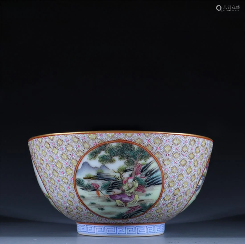 Old stock, enamel bowl