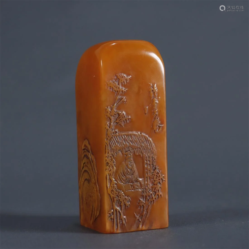 Old stock,shoushan stone seal