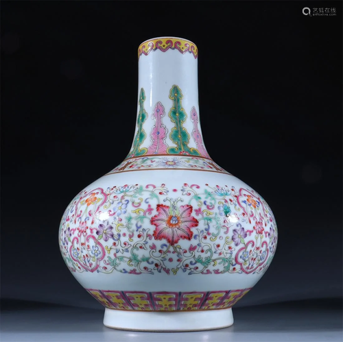 Old stock,Enamel porcelain vase