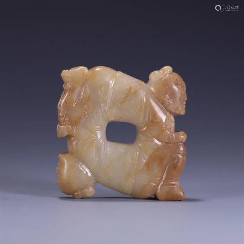 Old stock,hetian jade ornament