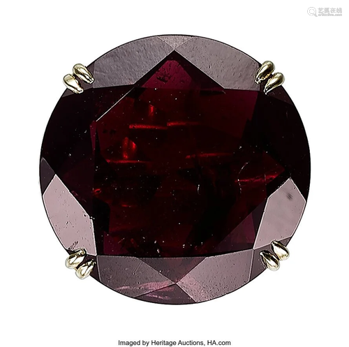 H. Stern Garnet, Diamond, White Gold Ring Stone