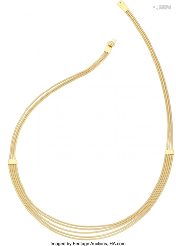 H. Stern Diamond, Gold Necklace Stones