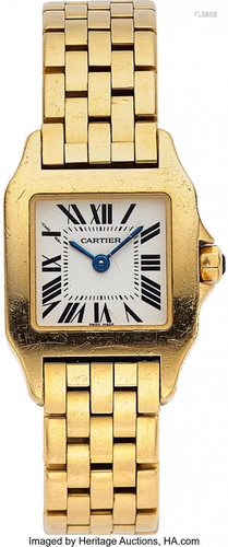 Cartier Gold Santos Demoiselle Watch Case