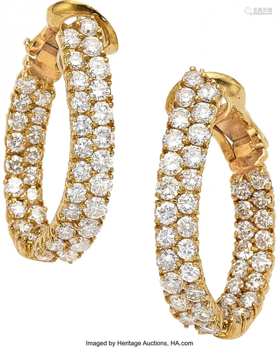 Diamond, Gold Earrings Stones