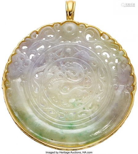 Jadeite Jade, Gold Pendant Stones