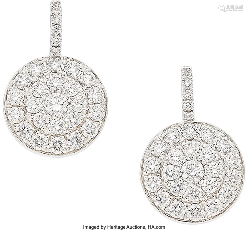 Crivelli Diamond, White Gold Earrings Stones