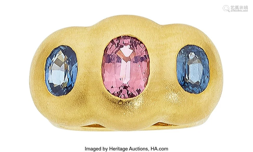 Sapphire, Pink Sapphire, Gold Ring Stones