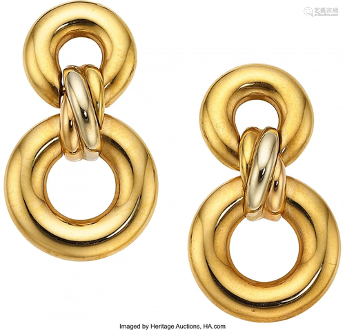 Cartier Gold Earrings Metal