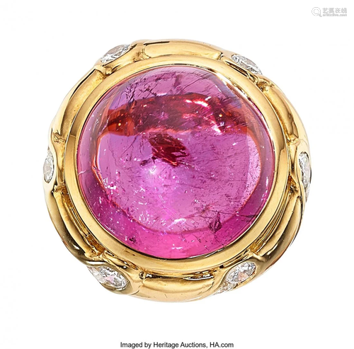 Donna Garrett Tourmaline, Diamond, Gold Ring St