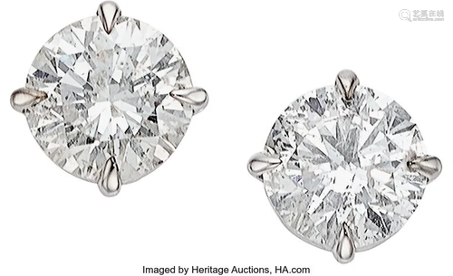 Diamond, White Gold Earrings Stones