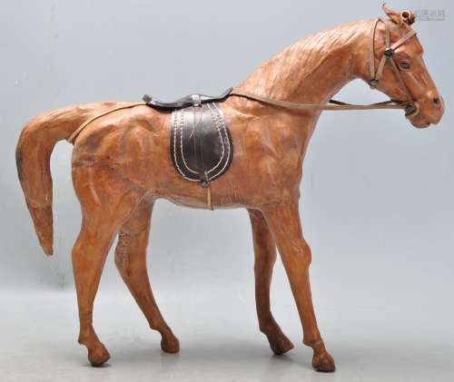 LEATHER HORSE FIGURE IN THE LIBERTY MANNER