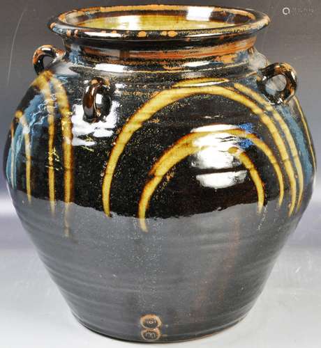 MATTHEW BAYMAN b1959 - STUDIO ART POTTERY VASE